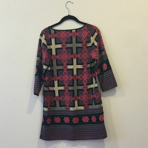 Retro Multi-colored Dress - Picture 2 of 3